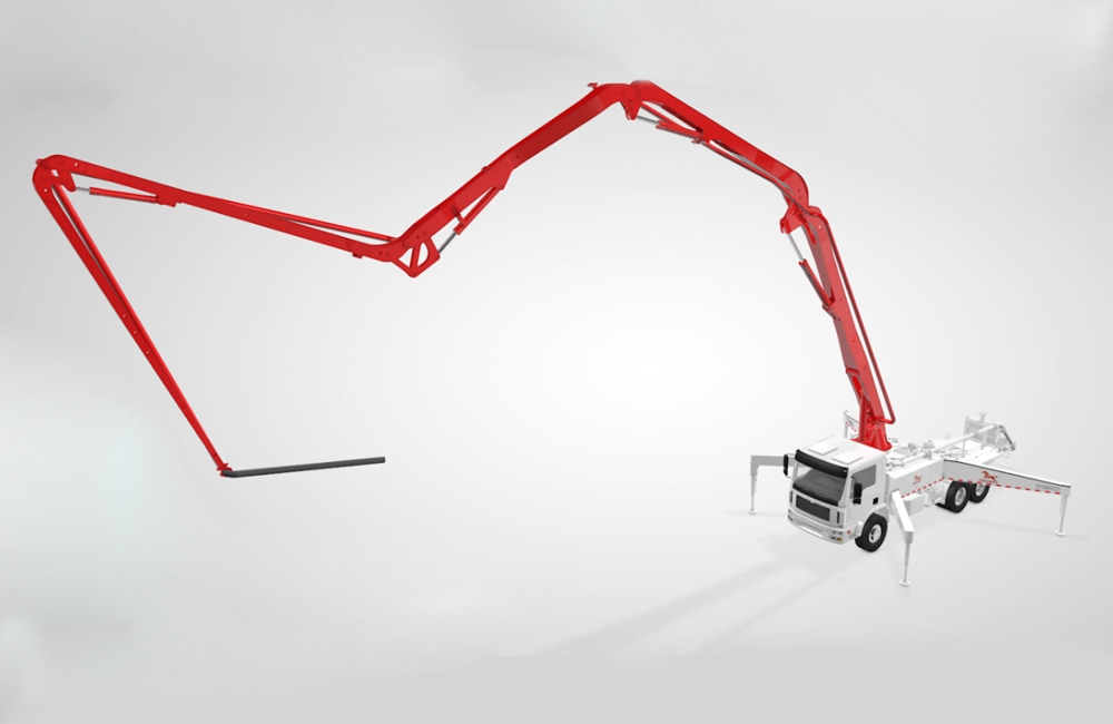 በጭነ ት መኪና የ ተጫነ  ቡም ፓምፕ